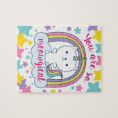Activité du puzzle Caticorn (Horizontal)