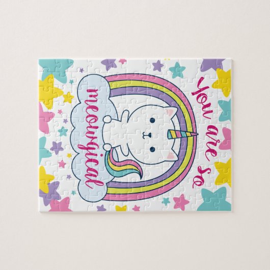 Activité du puzzle Caticorn (Horizontal)