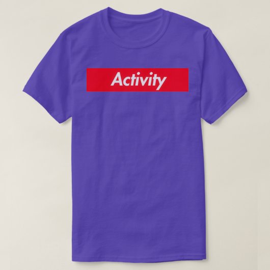 Activiteit T-shirt (Design voorkant)