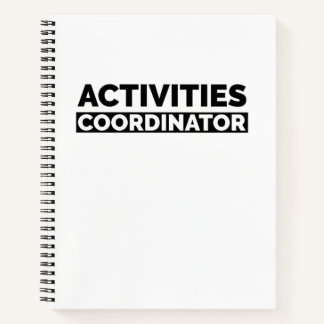 Activiteiten coördinator notitieboek