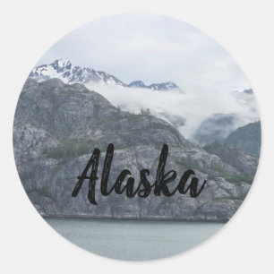 Activiteiten in de omgeving van Alaska Rocky Stone Ronde Sticker