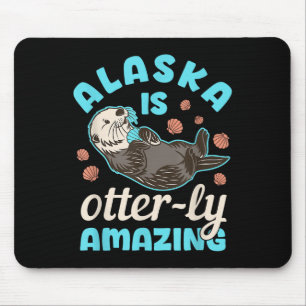 Activiteiten in de omgeving van Alaska Zee Otter V Muismat