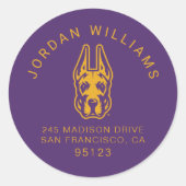 Activiteiten in de omgeving van Albany Great Dane  Ronde Sticker (Voorkant)