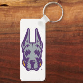 Activiteiten in de omgeving van Albany Great Dane  Sleutelhanger (Achterkant)