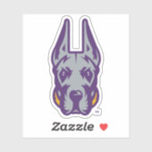 Activiteiten in de omgeving van Albany Great Dane  Sticker (Vel)