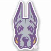 Activiteiten in de omgeving van Albany Great Dane  Sticker (Voorkant)