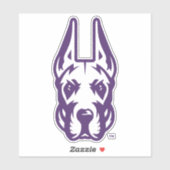 Activiteiten in de omgeving van Albany Great Dane  Sticker (Vel)