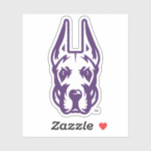 Activiteiten in de omgeving van Albany Great Dane  Sticker (Vel)