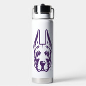 Activiteiten in de omgeving van Albany Great Dane  Waterfles (Achterkant)