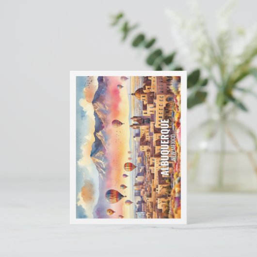 Activiteiten in de omgeving van Alburquerque New M Briefkaart (Staand voorkant)