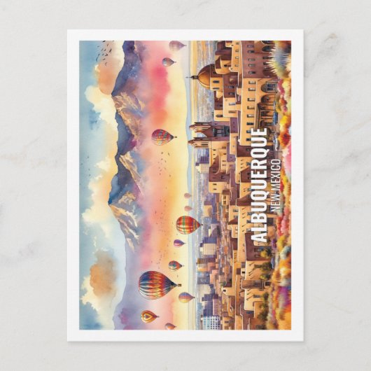 Activiteiten in de omgeving van Alburquerque New M Briefkaart (Voorkant)