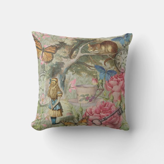 Activiteiten in de omgeving van Alice Cheshire Cat Kussen (Voorkant)