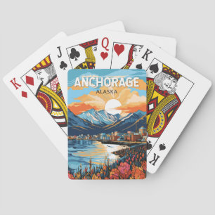 Activiteiten in de omgeving van Anchorage Alaska T Pokerkaarten