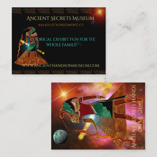 Activiteiten in de omgeving van Ancient Secrets TH Visitekaartje (Voorkant / Achterkant)