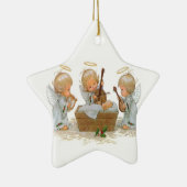 Activiteiten in de omgeving van Angels in Manger C Keramisch Ornament (Rechts)