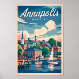 Activiteiten in de omgeving van Annapolis Maryland Poster