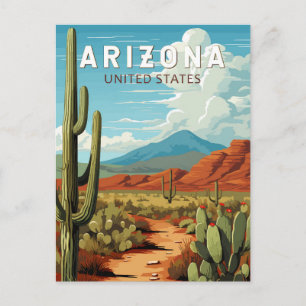 Activiteiten in de omgeving van Arizona Travel Art Briefkaart