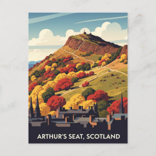 Activiteiten in de omgeving van Arthur's Seat Edin Briefkaart