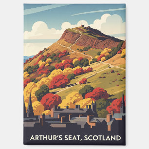 Activiteiten in de omgeving van Arthur's Seat Edin Magneet