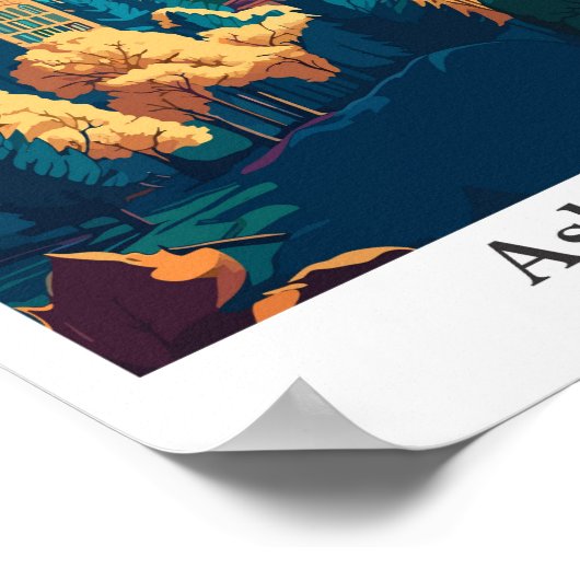 Activiteiten in de omgeving van Asheville North Ca Poster (Hoek)