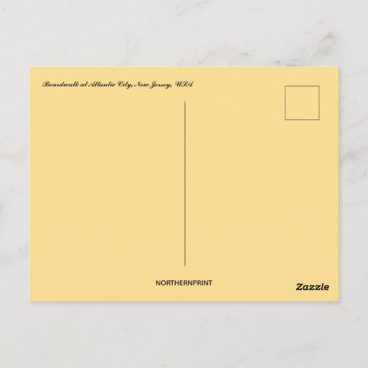 Activiteiten in de omgeving van Atlantic City New Briefkaart (Achterkant)