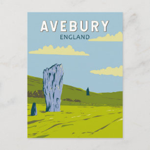 Activiteiten in de omgeving van Avebury England Tr Briefkaart