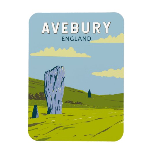 Activiteiten in de omgeving van Avebury England Tr Magneet (Verticaal)