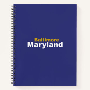 Activiteiten in de omgeving van Baltimore, Marylan Notitieboek
