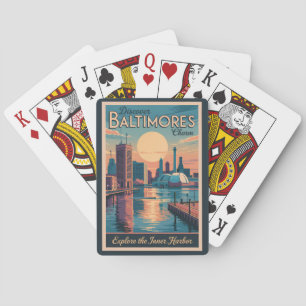 Activiteiten in de omgeving van Baltimore Maryland Pokerkaarten
