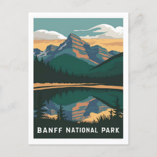 Activiteiten in de omgeving van Banff National Par Briefkaart