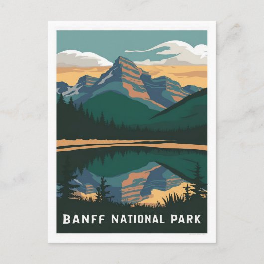 Activiteiten in de omgeving van Banff National Par Briefkaart (Voorkant)
