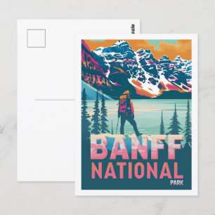 Activiteiten in de omgeving van Banff National Par Briefkaart