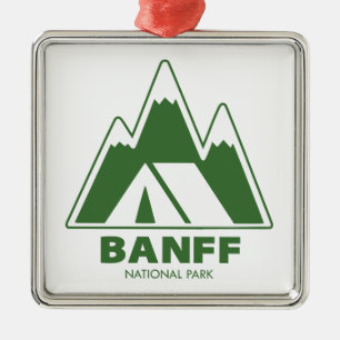 Activiteiten in de omgeving van Banff National Par Metalen Ornament