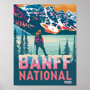 Activiteiten in de omgeving van Banff National Par Poster