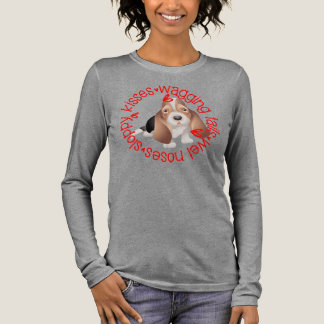 Activiteiten in de omgeving van Bassett Hound, Slo Tri-Blend Shirt