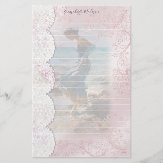 Activiteiten in de omgeving van Beach Faux Lace Li Briefpapier (Voorkant)