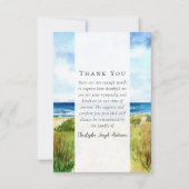 Activiteiten in de omgeving van Beach Ocean Photo Bedankkaart (Voorkant)