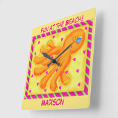 Activiteiten in de omgeving van Beach Whimsy Octop Vierkante Klok (Hoek)