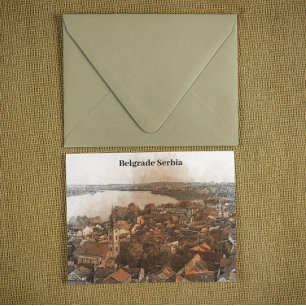 Activiteiten in de omgeving van Belgrado Serbia Sk Briefkaart