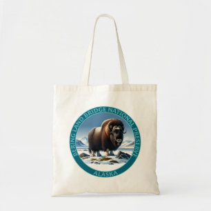 Activiteiten in de omgeving van Bering Land Bridge Tote Bag