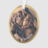 Activiteiten in de omgeving van Bethlehem Ornament (voorkant)