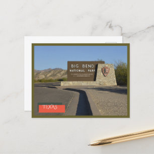 Activiteiten in de omgeving van Big Bend National Briefkaart
