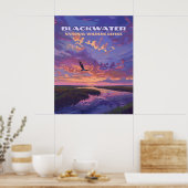 Activiteiten in de omgeving van Blackwater Nationa Poster (Keuken)