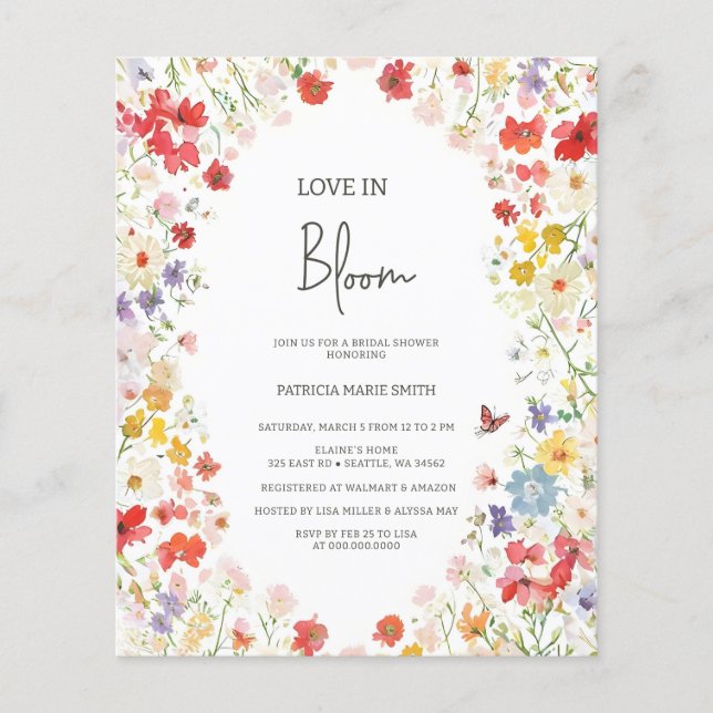 Activiteiten in de omgeving van Bloom Wildflowers  (Voorkant)