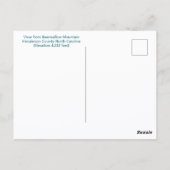 Activiteiten in de omgeving van Blue Ridge Mountai Briefkaart (Achterkant)