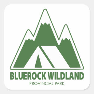 Activiteiten in de omgeving van Bluerock Wildland  Vierkante Sticker