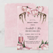 Activiteiten in de omgeving van Boho Antler & Pink Kaart (Voorkant / Achterkant)