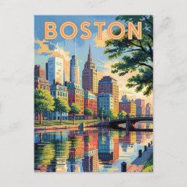 Activiteiten in de omgeving van Boston Massachuset Briefkaart