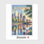 Activiteiten in de omgeving van Boston Massachuset Sticker (Vel)