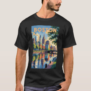 Activiteiten in de omgeving van Boston Massachuset T-shirt